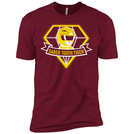 T-Shirts Cardinal / X-Small Saber Tooth Tiger Men's Premium T-Shirt