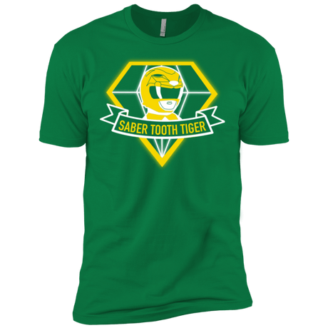 T-Shirts Kelly Green / X-Small Saber Tooth Tiger Men's Premium T-Shirt