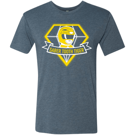 T-Shirts Indigo / Small Saber Tooth Tiger Men's Triblend T-Shirt
