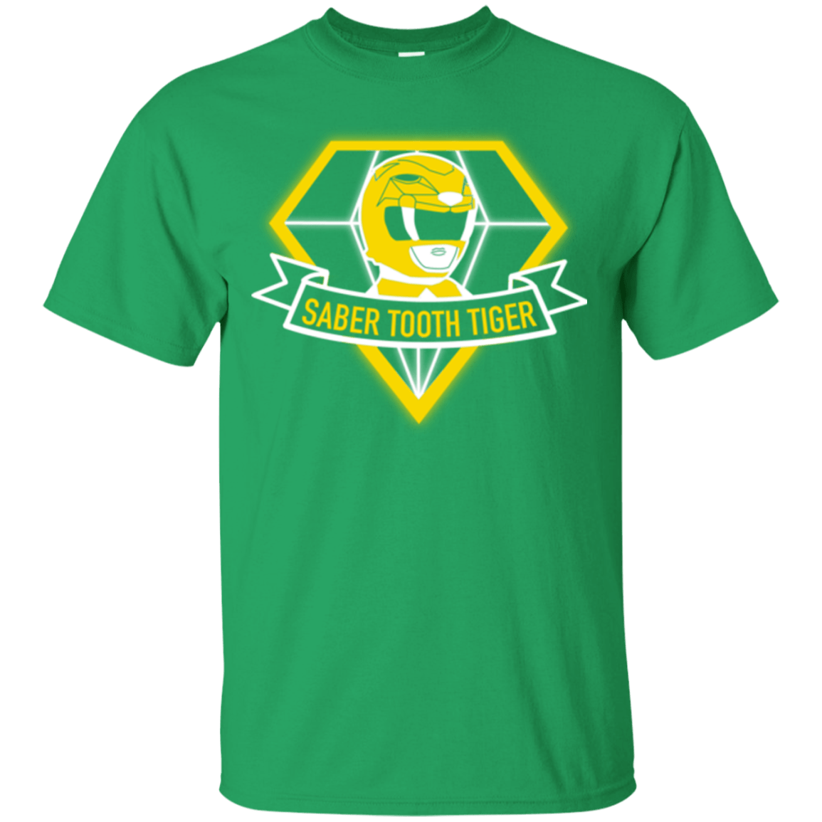 T-Shirts Irish Green / Small Saber Tooth Tiger T-Shirt