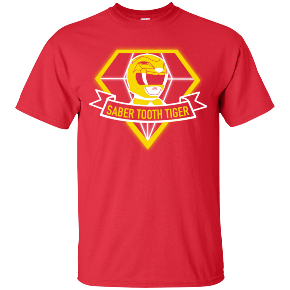 T-Shirts Red / Small Saber Tooth Tiger T-Shirt
