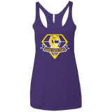 T-Shirts Purple / X-Small Saber Tooth Tiger Women's Triblend Racerback Tank