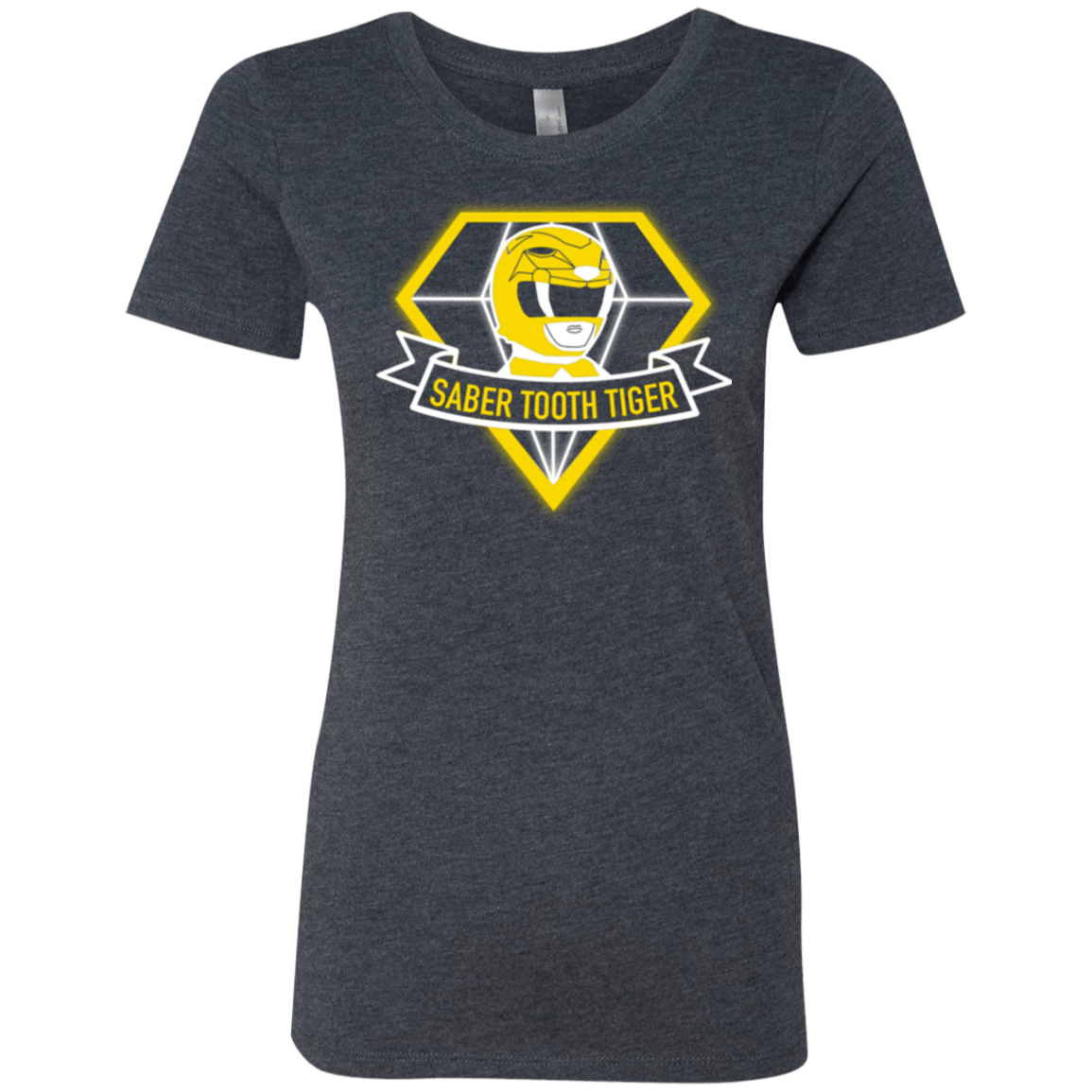 T-Shirts Vintage Navy / Small Saber Tooth Tiger Women's Triblend T-Shirt