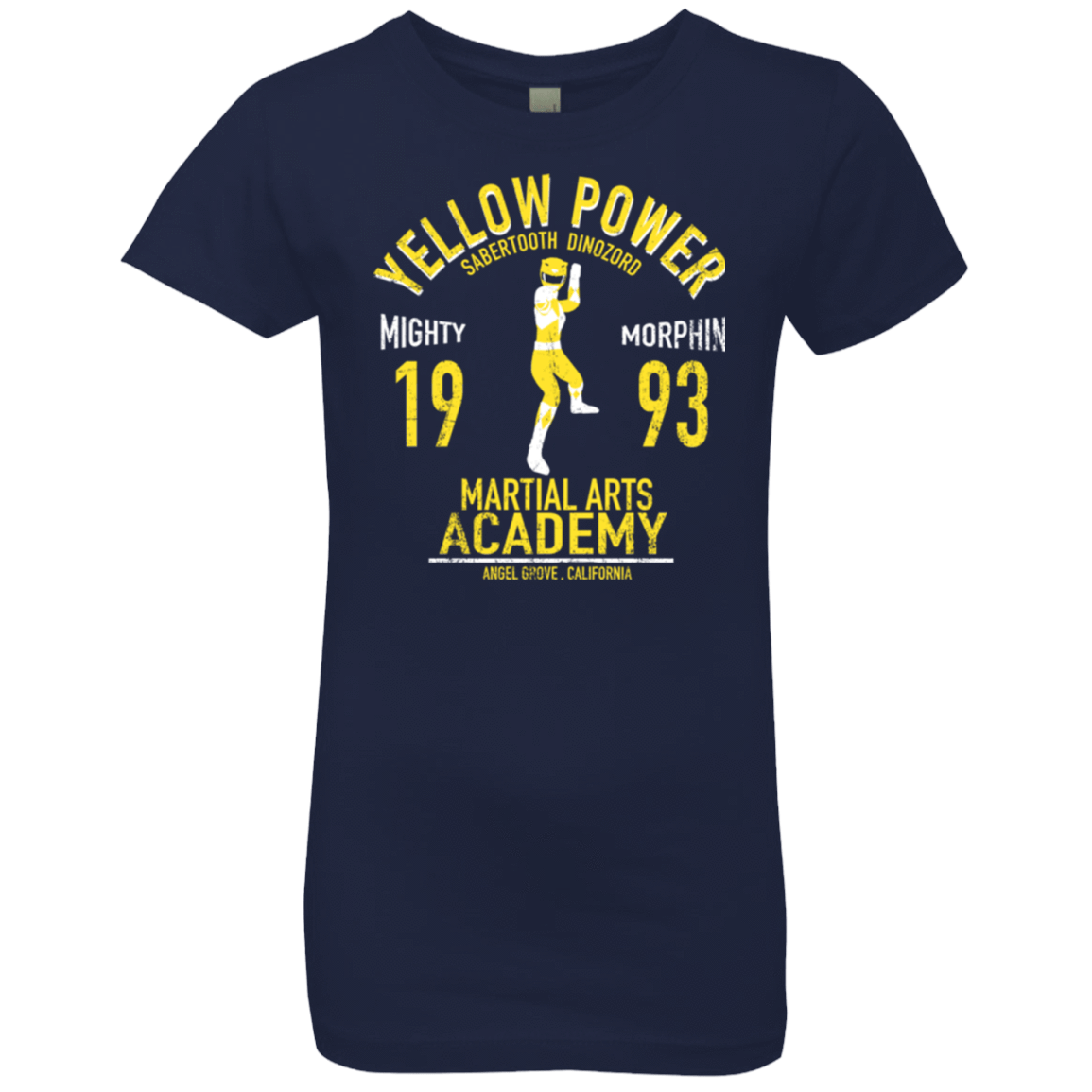 T-Shirts Midnight Navy / YXS Sabertooth Ranger Girls Premium T-Shirt