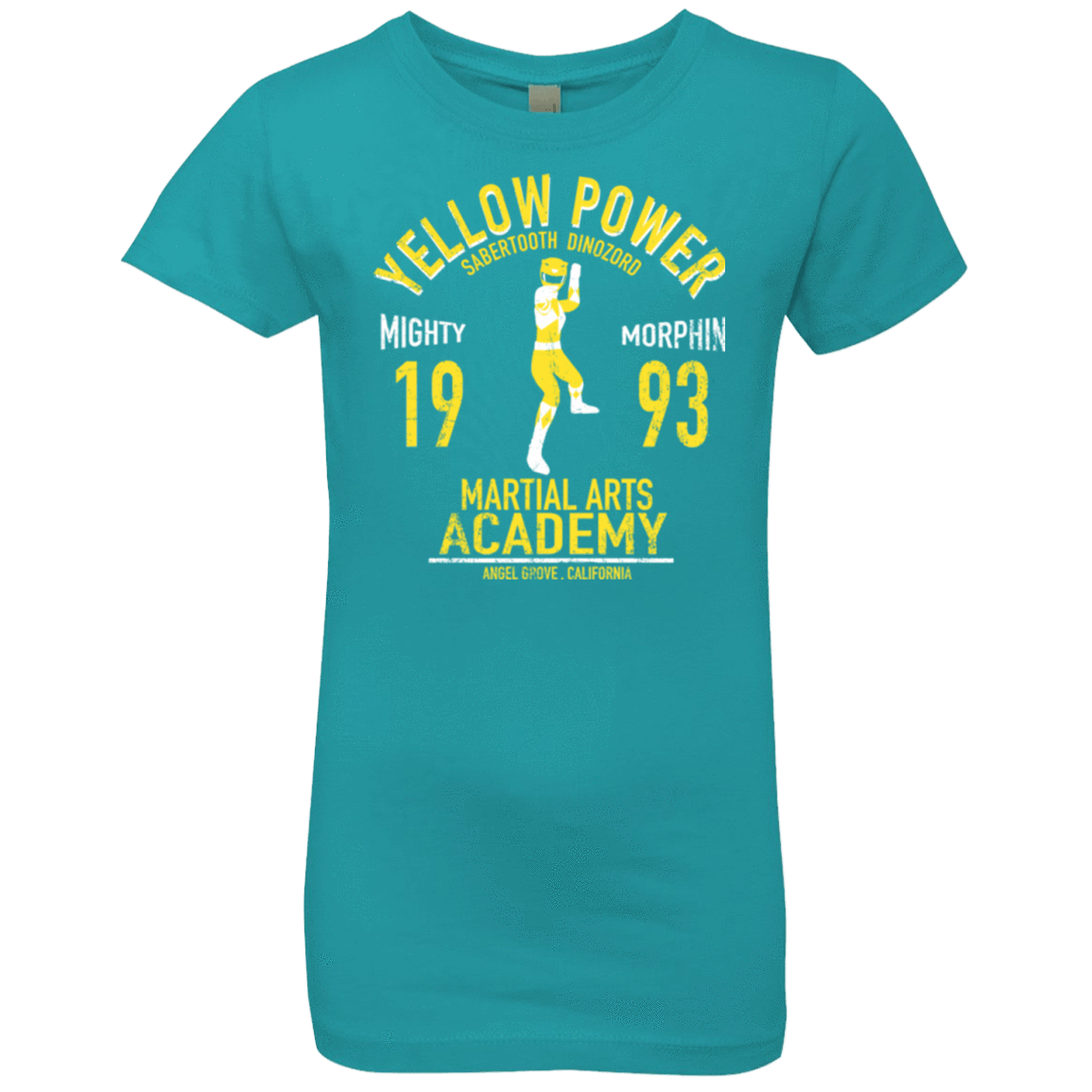 T-Shirts Tahiti Blue / YXS Sabertooth Ranger Girls Premium T-Shirt