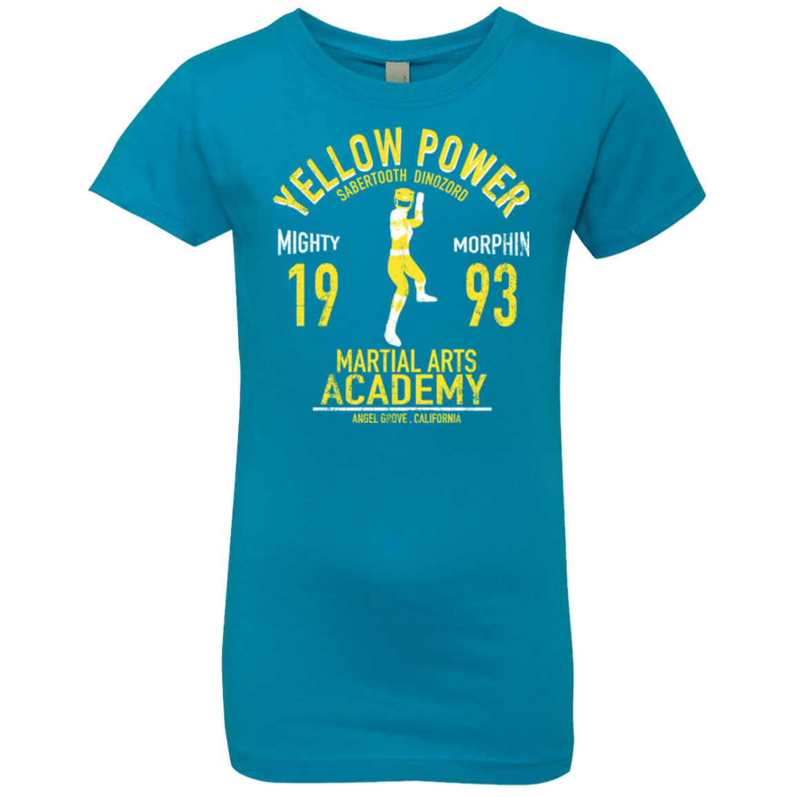 T-Shirts Turquoise / YXS Sabertooth Ranger Girls Premium T-Shirt