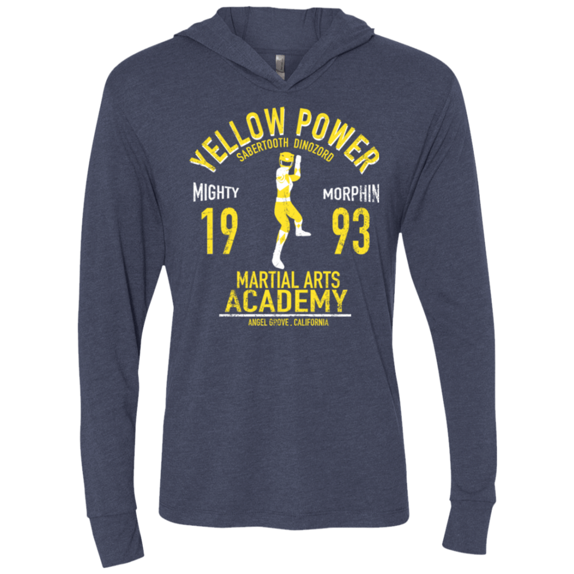 T-Shirts Vintage Navy / X-Small Sabertooth Ranger Triblend Long Sleeve Hoodie Tee