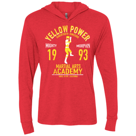 T-Shirts Vintage Red / X-Small Sabertooth Ranger Triblend Long Sleeve Hoodie Tee