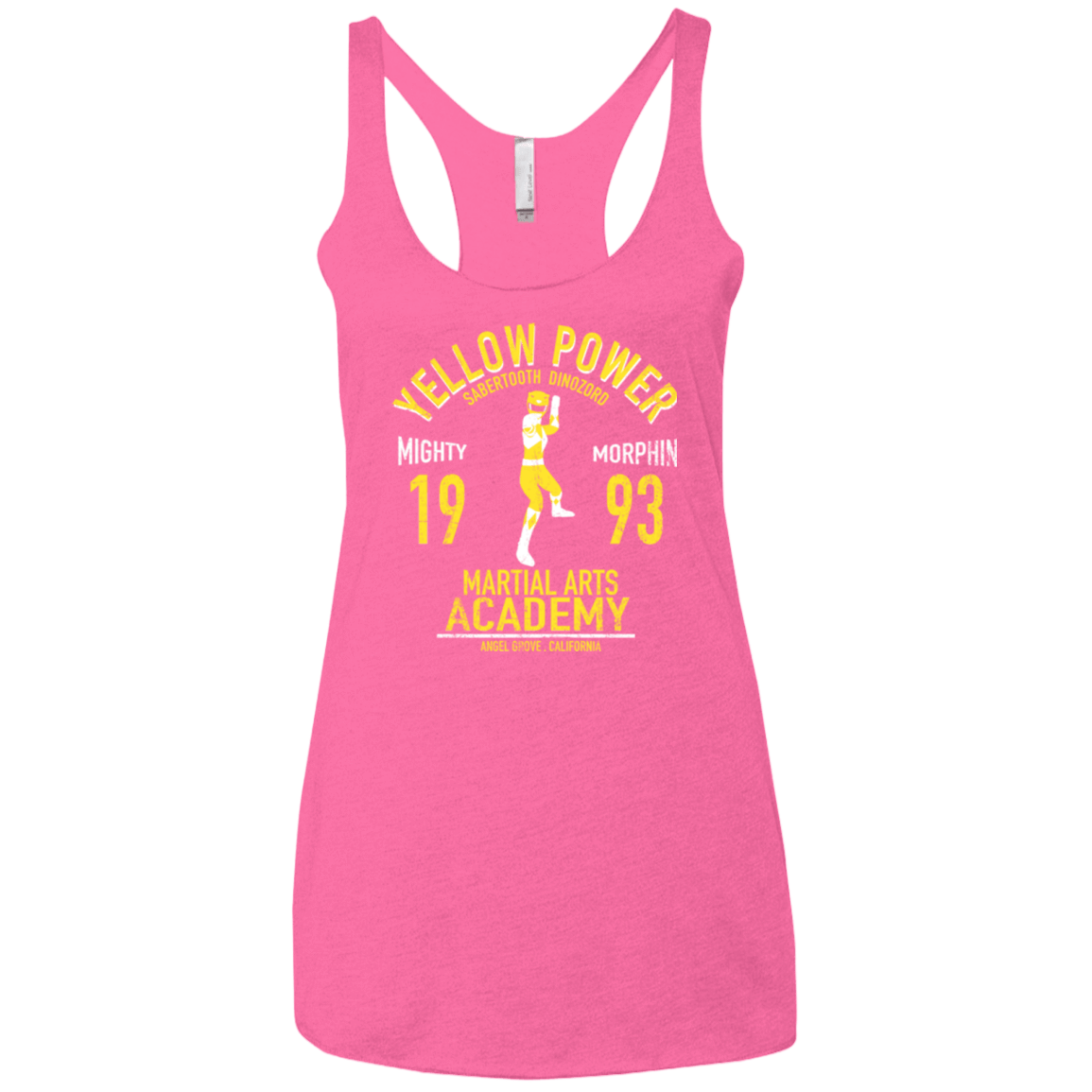 T-Shirts Vintage Pink / X-Small Sabertooth Ranger Women's Triblend Racerback Tank