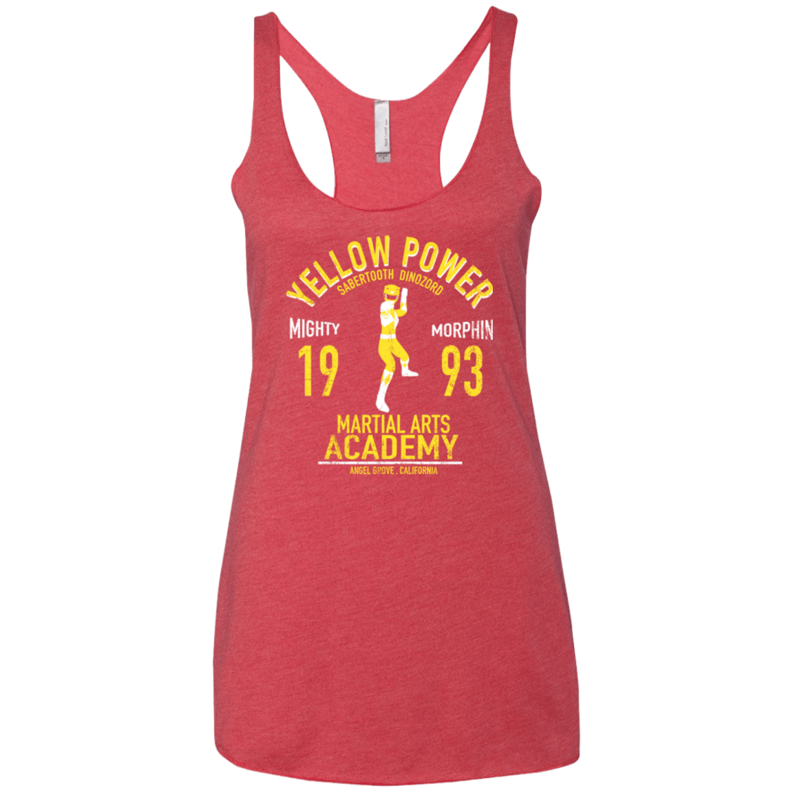 T-Shirts Vintage Red / X-Small Sabertooth Ranger Women's Triblend Racerback Tank