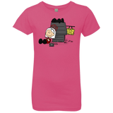 T-Shirts Hot Pink / YXS Sabrina Brown Girls Premium T-Shirt