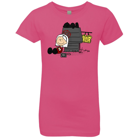 T-Shirts Hot Pink / YXS Sabrina Brown Girls Premium T-Shirt