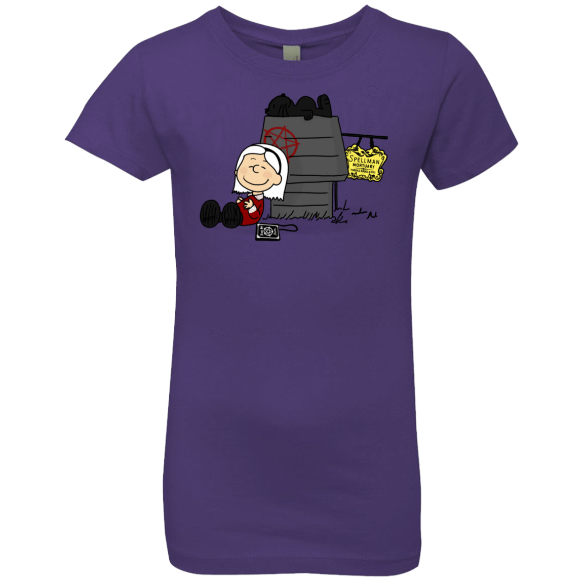 T-Shirts Purple Rush / YXS Sabrina Brown Girls Premium T-Shirt