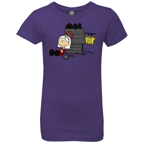 T-Shirts Purple Rush / YXS Sabrina Brown Girls Premium T-Shirt