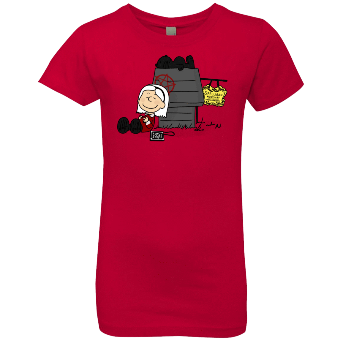 T-Shirts Red / YXS Sabrina Brown Girls Premium T-Shirt