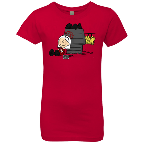 T-Shirts Red / YXS Sabrina Brown Girls Premium T-Shirt