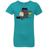 T-Shirts Tahiti Blue / YXS Sabrina Brown Girls Premium T-Shirt