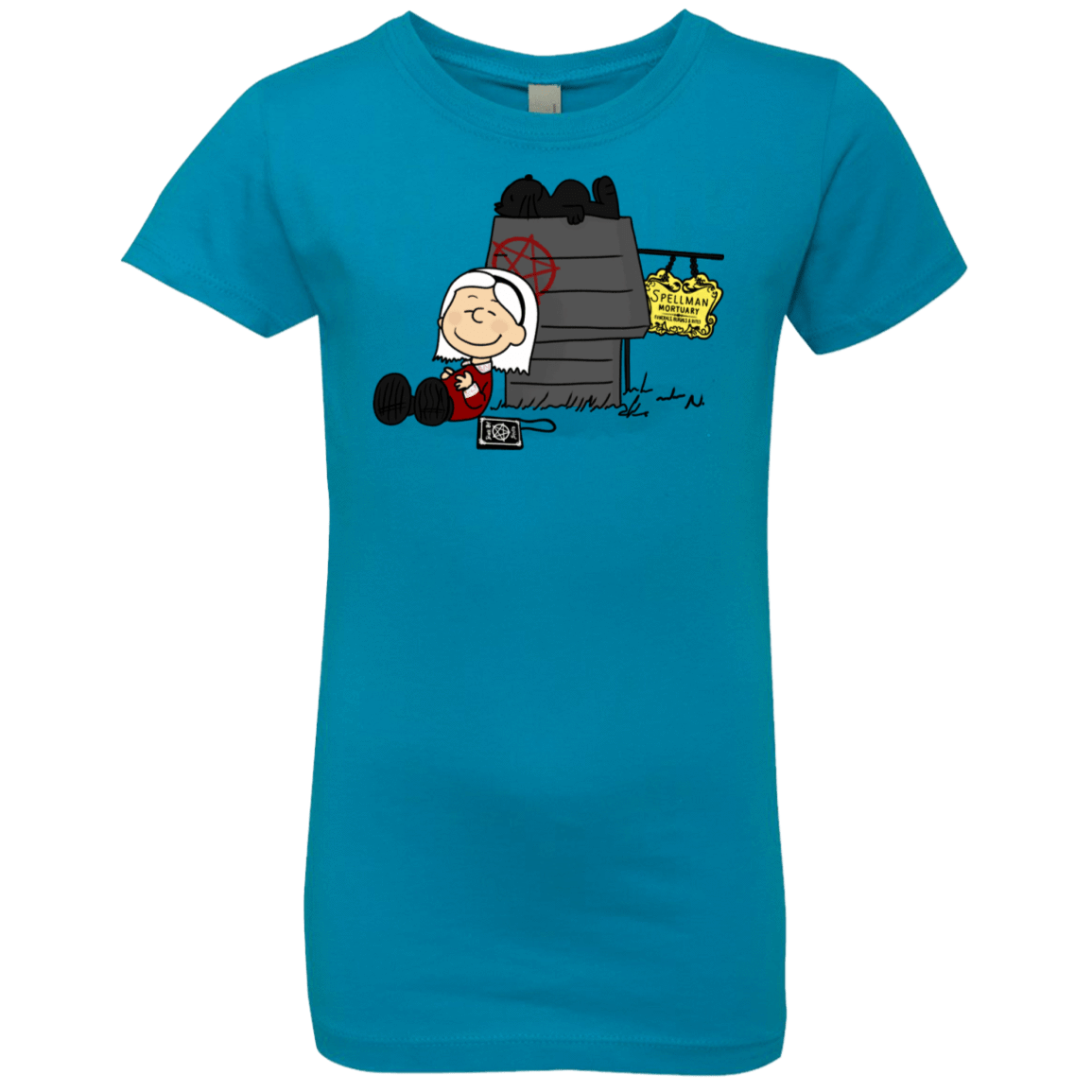 T-Shirts Turquoise / YXS Sabrina Brown Girls Premium T-Shirt