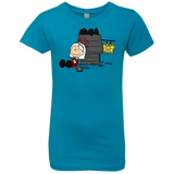 T-Shirts Turquoise / YXS Sabrina Brown Girls Premium T-Shirt