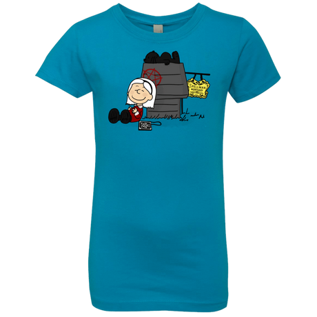 T-Shirts Turquoise / YXS Sabrina Brown Girls Premium T-Shirt