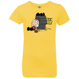 T-Shirts Vibrant Yellow / YXS Sabrina Brown Girls Premium T-Shirt