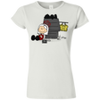 T-Shirts White / S Sabrina Brown Junior Slimmer-Fit T-Shirt