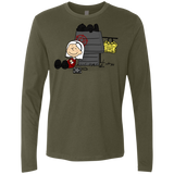 T-Shirts Military Green / S Sabrina Brown Men's Premium Long Sleeve