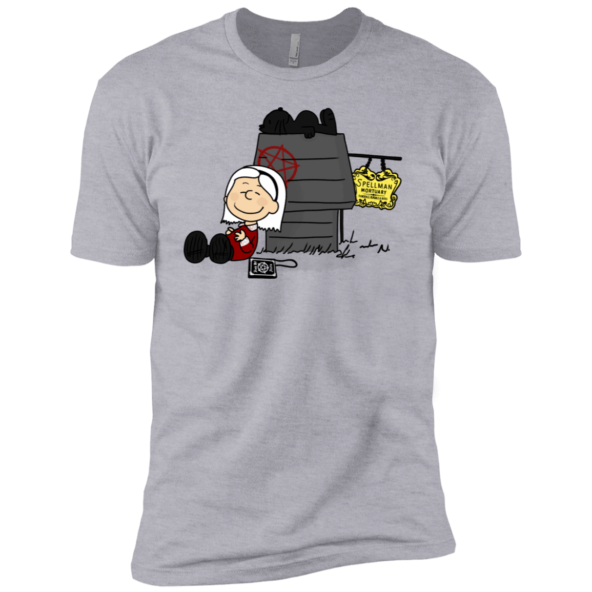 T-Shirts Heather Grey / X-Small Sabrina Brown Men's Premium T-Shirt