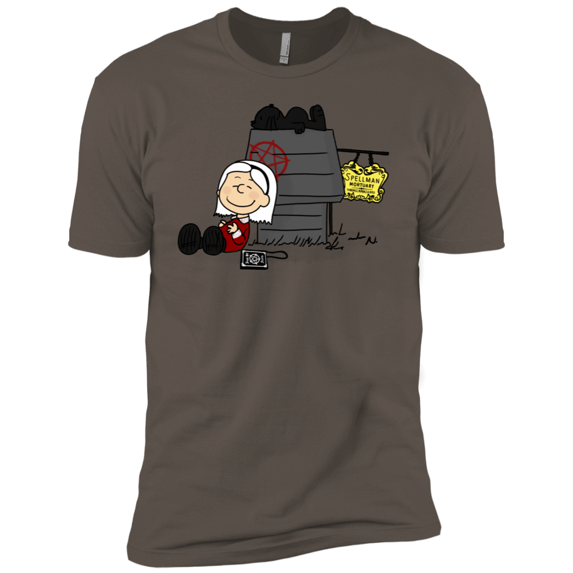 T-Shirts Warm Grey / X-Small Sabrina Brown Men's Premium T-Shirt