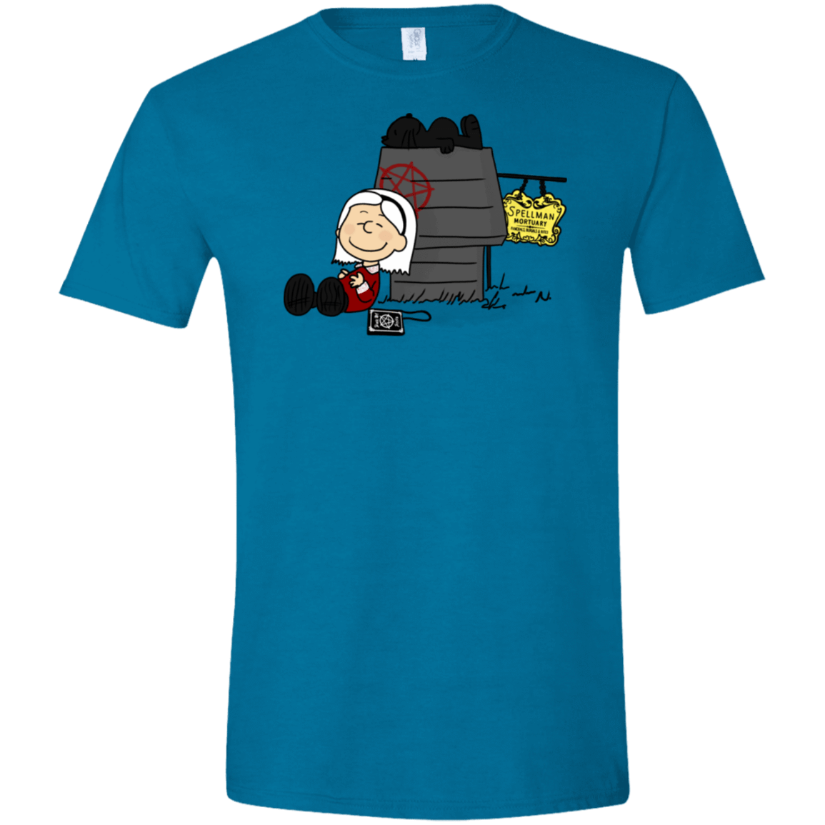 T-Shirts Antique Sapphire / S Sabrina Brown Men's Semi-Fitted Softstyle