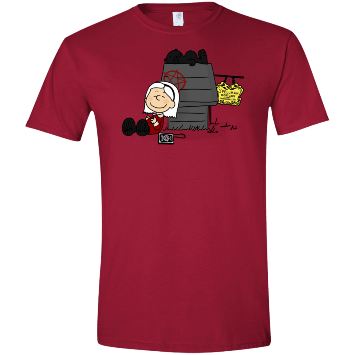 T-Shirts Cardinal Red / S Sabrina Brown Men's Semi-Fitted Softstyle