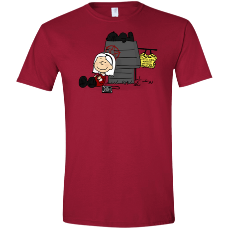 T-Shirts Cardinal Red / S Sabrina Brown Men's Semi-Fitted Softstyle