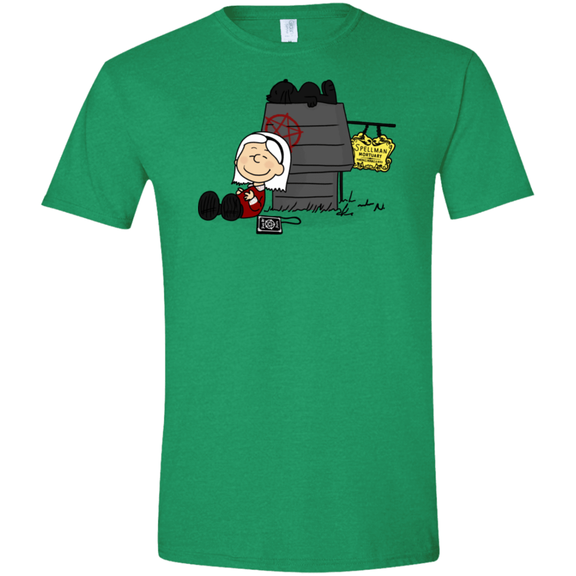 T-Shirts Heather Irish Green / S Sabrina Brown Men's Semi-Fitted Softstyle