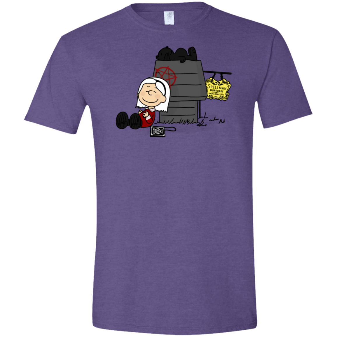 T-Shirts Heather Purple / S Sabrina Brown Men's Semi-Fitted Softstyle