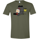 T-Shirts Military Green / S Sabrina Brown Men's Semi-Fitted Softstyle