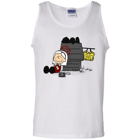 T-Shirts White / S Sabrina Brown Men's Tank Top