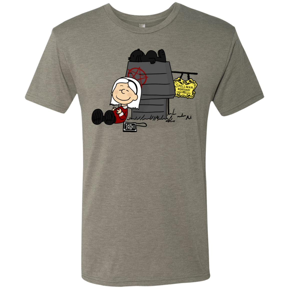 T-Shirts Venetian Grey / S Sabrina Brown Men's Triblend T-Shirt