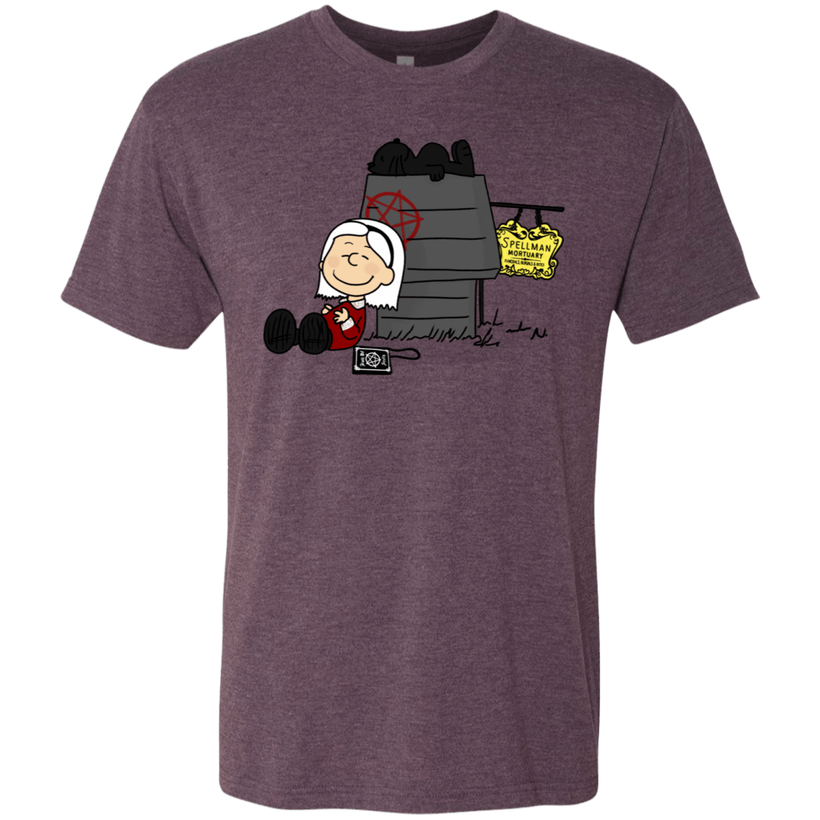 T-Shirts Vintage Purple / S Sabrina Brown Men's Triblend T-Shirt