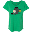 T-Shirts Envy / X-Small Sabrina Brown Triblend Dolman Sleeve