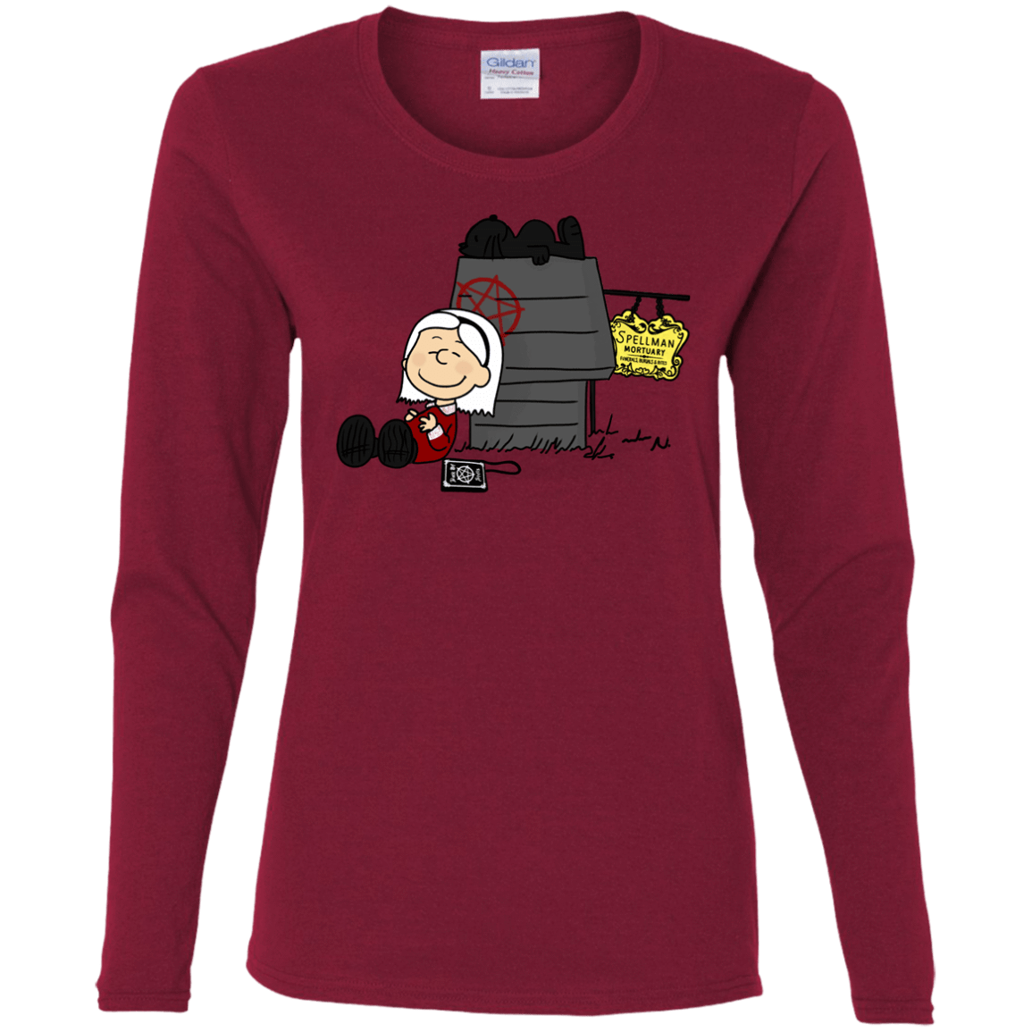 T-Shirts Cardinal / S Sabrina Brown Women's Long Sleeve T-Shirt