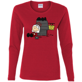 T-Shirts Red / S Sabrina Brown Women's Long Sleeve T-Shirt