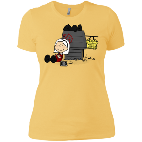 T-Shirts Banana Cream/ / X-Small Sabrina Brown Women's Premium T-Shirt