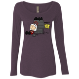 T-Shirts Vintage Purple / S Sabrina Brown Women's Triblend Long Sleeve Shirt