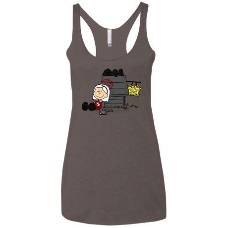 T-Shirts Macchiato / X-Small Sabrina Brown Women's Triblend Racerback Tank