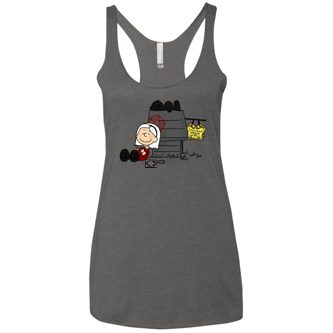 T-Shirts Premium Heather / X-Small Sabrina Brown Women's Triblend Racerback Tank