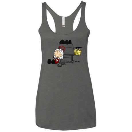 T-Shirts Premium Heather / X-Small Sabrina Brown Women's Triblend Racerback Tank