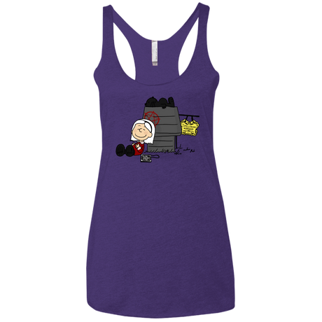 T-Shirts Purple Rush / X-Small Sabrina Brown Women's Triblend Racerback Tank