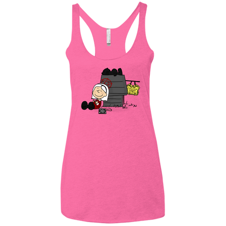 T-Shirts Vintage Pink / X-Small Sabrina Brown Women's Triblend Racerback Tank