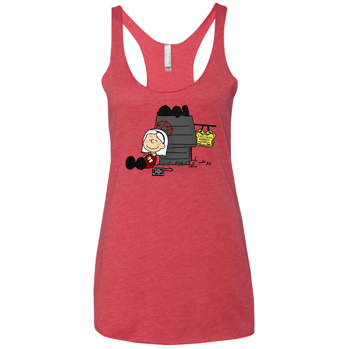 T-Shirts Vintage Red / X-Small Sabrina Brown Women's Triblend Racerback Tank