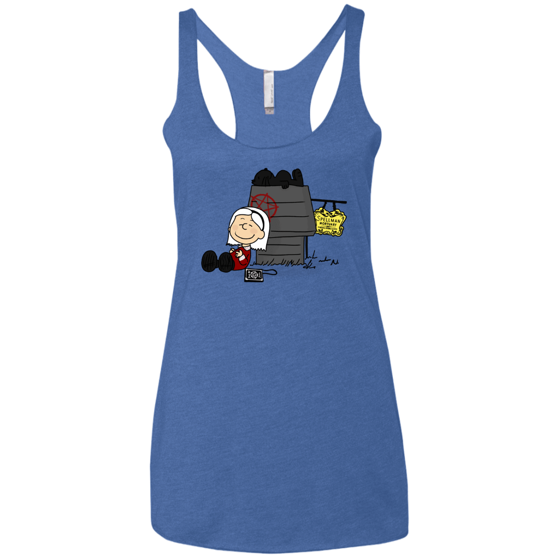 T-Shirts Vintage Royal / X-Small Sabrina Brown Women's Triblend Racerback Tank